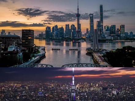 再过几年上海能不能超越东京##上海 #东京 #经济发展#滨观专属话题