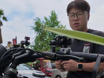 安全,比帅更重要! #春风250clc #手把镜改装 #巡航摩托车