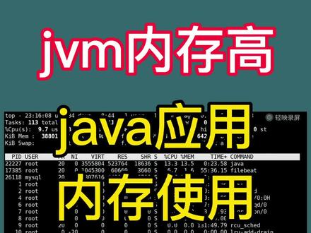 jvm内存过高排查步骤,java程序员必备技能#技术分享 #知识分享 #编程 #干货分享