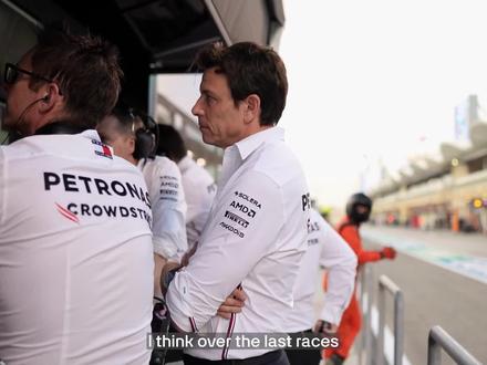 研发转向,梅奔领队托托沃尔夫展望2024 #f1赛车 #F1 #方程式赛车 #梅奔车队