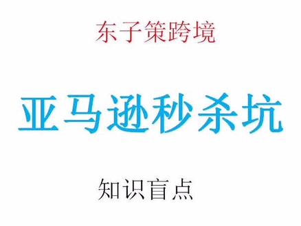 亚马逊秒杀坑,你学废了吗?#亚马逊跨境电商 #跨境电商 #跨境电商亚马逊 #亚马逊运营