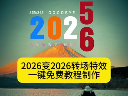 ai特效一键生成2026,2026新年ai写真生成,2026新年ai特效,2026新年文案,2025结束2026开始文案,告别2025迎接2026简短句子,2026跨年活动,希望2026年的你制作教程,愿2026快乐特效,2026新年祝福语,2026元旦祝福语,2025回忆录制作,告别2025年迎接2026年图片,告别2025迎接2026年视频模板,2026跨年视频素材,2025一键生成视频,2026新年愿望,再见2025你好2026,再见2025你好2026年特效,再见2025年你好2026年拍同款,再见2025年你好2026年模板,再见2025你好2026视频制作#再见2025你好2026 #再见2025 #2026 #剪映 #再见2025年你好2026年