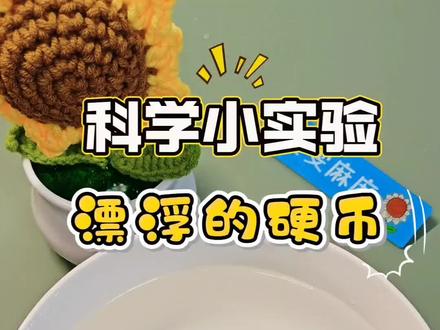 硬币居然能水上漂浮?神奇表面张力小魔术。
一张纸巾一枚硬币,轻松解锁轻功水上漂。
两枚硬币自动吸附抱团,拨开还能再聚拢!#科学实验 #涨知识 #亲子互动 #科学育儿 #真实生活分享计划