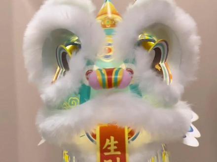 会眨眼的醒狮灯笼#醒狮文化 #手工diy #醒狮