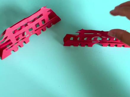 天安门立体剪纸,无法剪出他的雄伟壮观,但用心做着,不喜勿喷哦 #天安门剪纸 #剪纸教程 #立体天安门