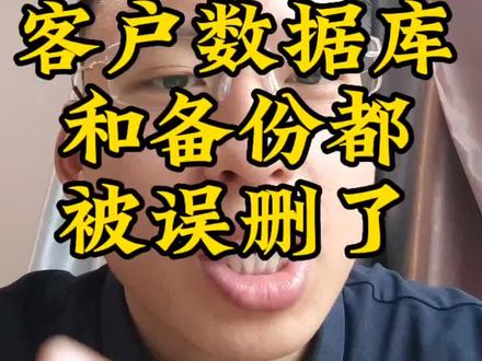 当把一个程序的数据库和备份全误删了#软件公司 #程序员 #IT团队 #软件开发公司 #软件开发