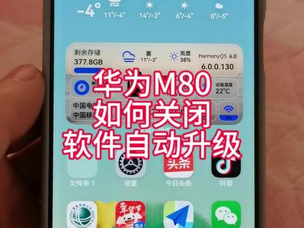 #华为手机 #知识分享 #Mate80 然后关闭软件的自动升级#手机使用技巧 #干货