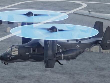 V22鱼鹰运输机 #知识科普 #三维动画 #鱼鹰运输机