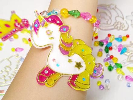 百变伦堡画玩具拆箱 小画家来给小飞马独角兽🦄️上颜色咯#女孩玩具 #益智玩具 #动手动脑 #手工diy #儿童绘画