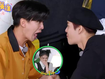 #嗨放派 憋笑比赛, #白鹿 你果然是笑点最低的那个