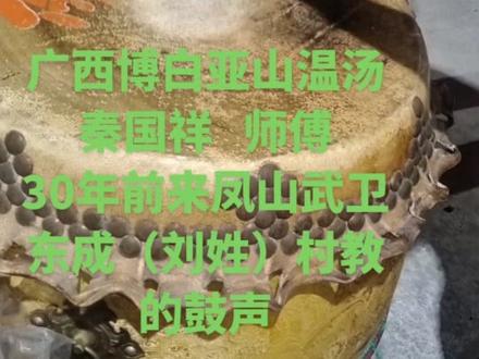 博白县凤山镇武卫东成村角狮鼓声#非物质文化
