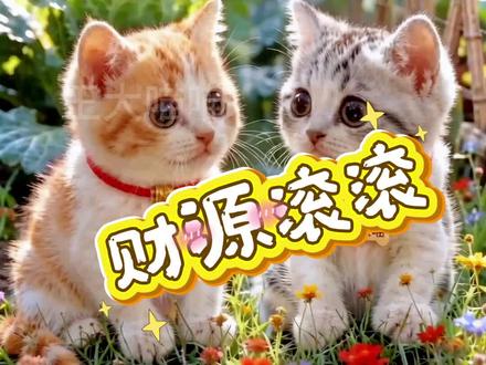 财源滚滚,圆滚滚??你的生日愿望实现了吗? 财源滚滚,圆滚滚??#猫 #猫咪 #萌宠出道计划 #王大喵喵