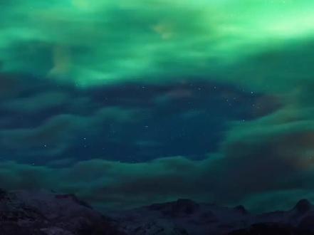 此生值得去看的南极光#南极光 #世界之最 #动态壁纸