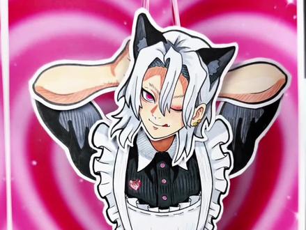 最华丽的男人:宇髓天元可动纸片人教程,手工版meme #鬼灭之刃 #自制周边 #宇髓天元 #手工教程 #晒出你的二次元周边