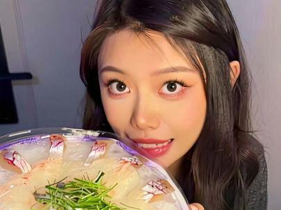 太香了 没忍住吧唧嘴#生鱼片 #光盘 #鱼生 #潮汕生腌 #美食博主