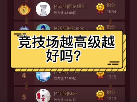 【咸鱼之王】竞技场玩法攻略
#我的游戏日常 #手游推荐 #分享游戏 #咸鱼之王 #这个游戏很好玩