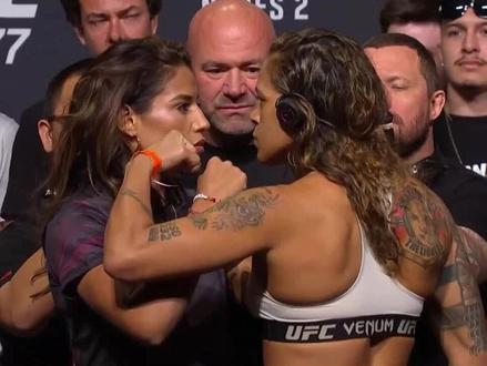 #格斗营 母狮努涅斯VS佩娜2番战 这次会是什么样的结果?太期待了!#ufc