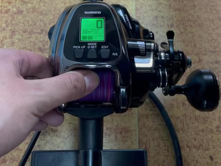 SHIMANO 禧玛诺BM2000EJ电动轮铁板轮上线教程 #海钓 #海钓船钓 #抽铁板