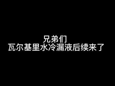 瓦尔基里VK E360漏液后续 #新年快乐 #瓦尔基里水冷 #漏液 #后续