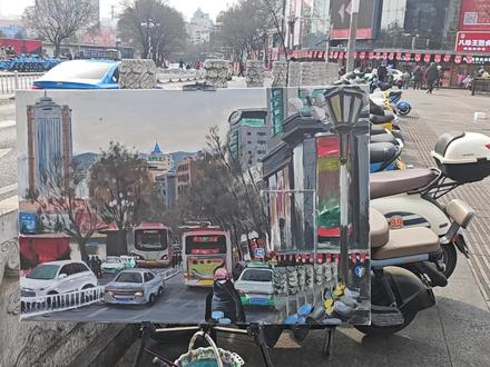一支笔画一座城 我热爱的家乡承德 今天画的是二仙居 感谢的大家的喜欢#市井生活