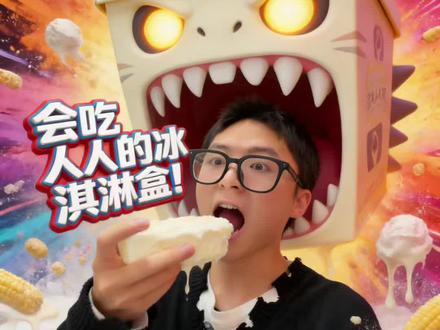 19.9有两个口味的冰淇淋#野人先生 #冰淇淋