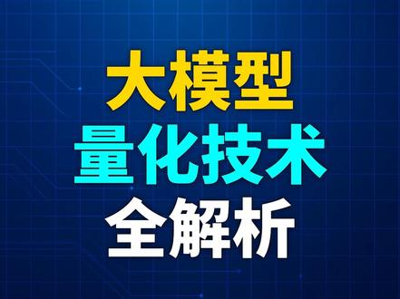 大模型量化技术 大模型量化技术