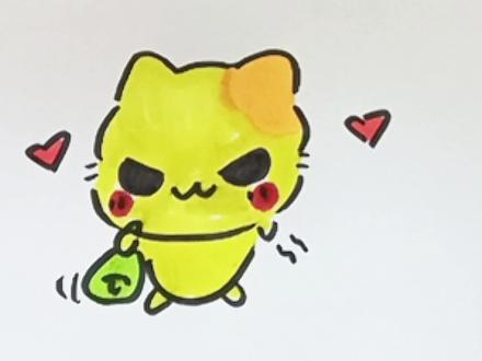 小猫简笔画 #二次创作 @抖音创作小助手