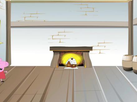 佩奇建小房子欢迎圣诞老人 雪房子融化米逗想妙计! #儿童动画 #儿童益智动画 #小猪佩奇 #沃尔夫动画