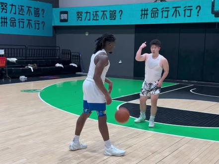 牛教练与安尼到底发生了什么?两人百分大战分差就差6分!#牛教练vs安尼百分大战#passion球局