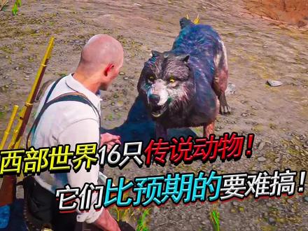16只传说动物狩猎纲要,比预期的还要难搞! #游戏 #荒野大镖客2 #游戏日常