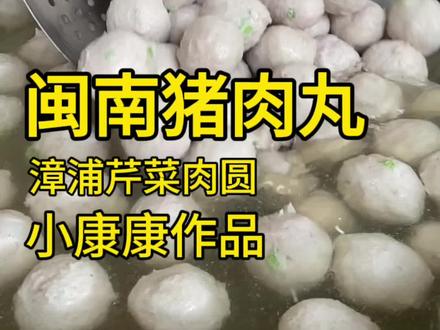 闽南猪肉丸,完整教程#猪肉丸 #手工肉丸做法 #漳浦手打肉圆 #漳州美食