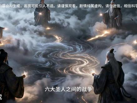 洪荒六大圣人气运争夺之谜 #洪荒 #圣人 #神话故事