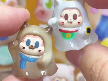 自制猫猫捏捏#自制捏捏 #解压 #沉浸式 #自制慢回弹 #捏捏乐