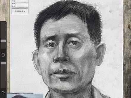 格子画法60-70分画面提分技巧#格子画法60 #美术生美术联考 #素描头像