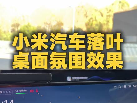 小米汽车开始落叶了,马上估计也要飘雪了,get 秋冬氛围感#小米汽车 #小米su7 #小米yu7 #我和我的小米汽车 #小米yu7用车技巧