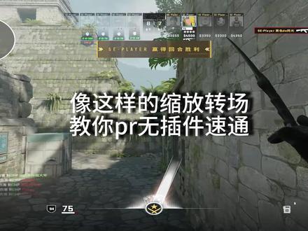 一个视频教会你pr怎么做缩放转场与如何保存预设 #pr教程新手