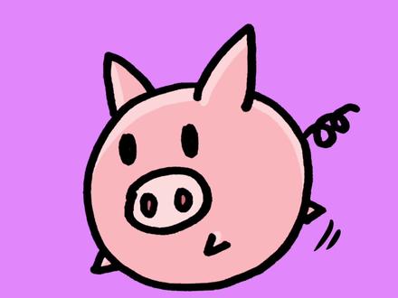 怎样快速用一个圆画只飞天小猪?#奇妙知识在抖音 #简笔画