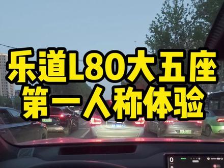 乐道L80第一人称视角#蔚来乐道L80#乐道L80#乐道汽车#小炜开电车