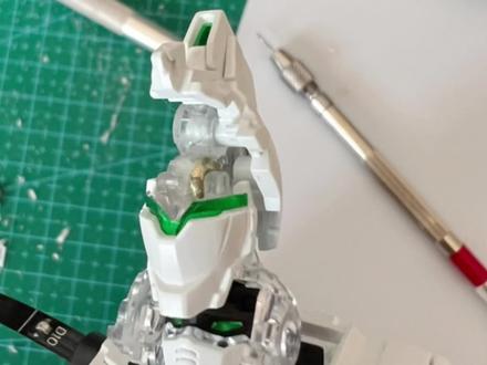 关于断脸mgex独角兽的后续#高达模型制作