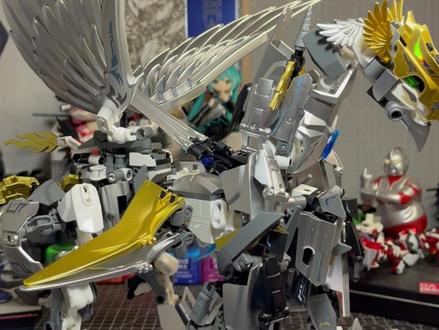 F5机变天马! 国产积木现在都能无拆变形了?#F5积木 #机变天马 #积木 #乐高 #青年创作者成长计划