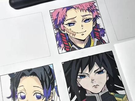 是莺子姐姐呀~
画笔是恩米小黑盒#富冈莺子 #富冈义勇 #鬼灭之刃 #手绘#恩米小黑盒