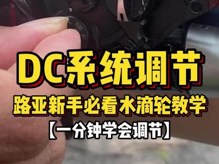 DC系统调节 #路亚新手入门教程 #路亚教学 #路亚