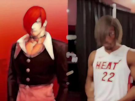 去年吉米八爪鱼,今年吉米八神庵#吉米巴特勒 #巴特勒新发型