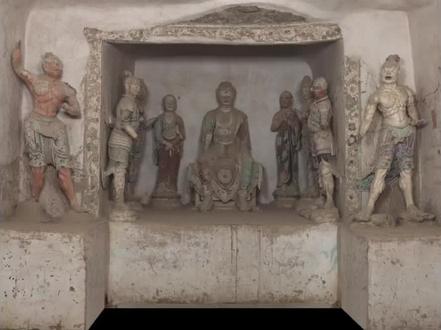 敦煌莫高窟彩塑精华盛唐雕塑#老物件 #造像 #雕塑 #莫高窟