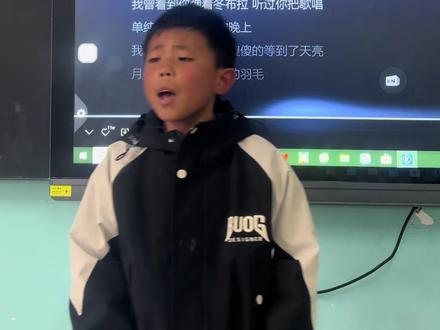 应大家呼声,给大家再唱一首苹果香。#可爱的学生 #童声