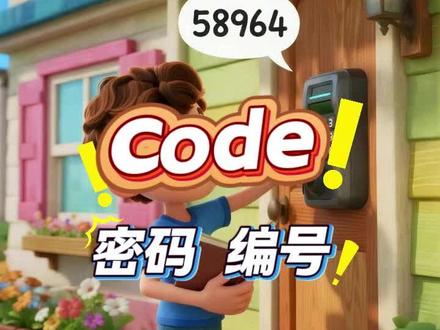 code是什么意思?code怎么读? #code #密码 #编号 #四年级英语下册 #英语单词怎么背
Code /kəʊd/
四年级英语下册人教版第3单元unit3
code的读音是:code,
意思是:密码,编号
number,数字,number code(数字密码)
gate,大门,gate code(门禁密码)
class,课程,class code(课程编号)