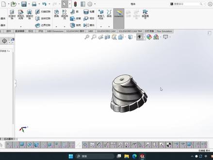 SolidWorks锥体制作#三维建模 #solidworks三维画图 #solidworks培训