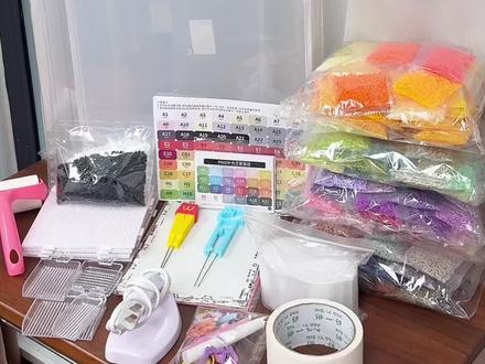 拼豆新手入坑大开箱🐰#拼豆 #拼豆开箱 #开箱 #拼豆日常