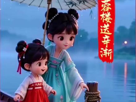 一起来学习这首 芙蓉楼送辛渐(*¯︶¯*)#古诗朗诵打卡计划 #创作者中心 #创作灵感