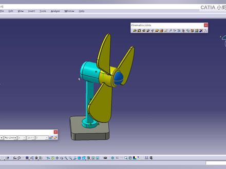 203节 台扇的DMU运动仿真.mp4 #CATIA